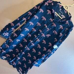 NWT Boxercraft PENN State Women’s Night Gown Sleep Shirt 100% Cotton Size Large